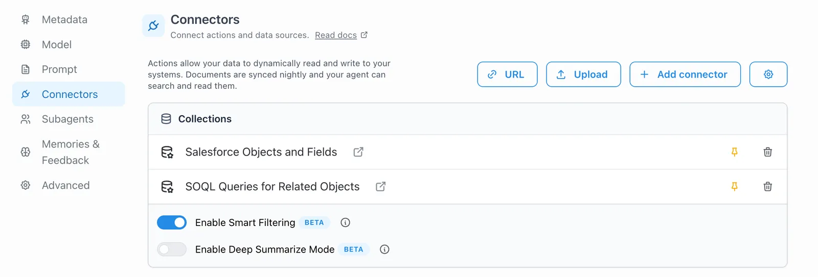 Add files to agent