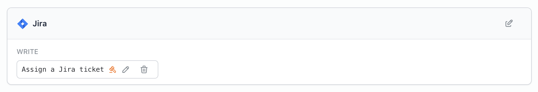 Action with governance icon